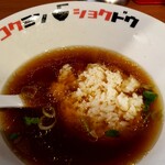 コクミンショクドウ - 〆のライスをぶち込みましたよ