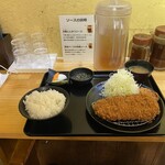 とんかつ六九 - 上ロースカツ定食