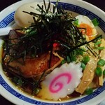 麺や横丁 縁日 - 冷しラーメン☆ 味玉  （並、冷しは麺1.5玉）