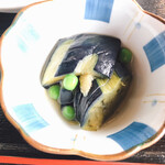 しんぎょう庵 - なすの煮浸し