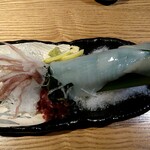 天ぷら海鮮米福 - 真いか姿造り1