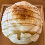 Ciao - 自家製伊勢茶のほうじ茶シロップとミルクエスプーマ