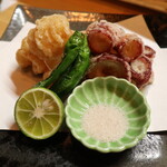 季節料理 よし野 - タコ唐揚げ