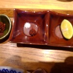 中華蕎麦 とみ田 - 辛味 塩 スダチ