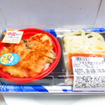 西友 - 料理写真:ミニ天丼＆讃岐うどんセット　４３０円（税込）デフォ【２０２０年３月】