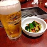 朝鮮飯店 - 【2020.7.2(木)】生ビールとキムチ