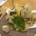 玄海鮨 - 天ぷら盛り合わせ