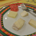 ル カフェ プランタニエ - チーズ盛り合わせ
