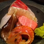 山沙商店すし芳 - コースのお刺身♪