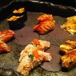 山沙商店すし芳 - コースのにぎり♪2/2