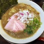 金町製麺 - 濃厚煮干し白湯そば
