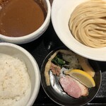 鴨出汁中華蕎麦 麺屋yoshiki - 鴨カレーつけ麺＋小ライス