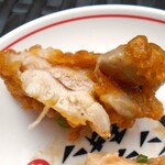 デンジャラスチキン - 骨なしもも から揚げ（食べかけで失礼します）