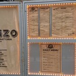 Pizzeria&Trattoria GONZO - 2020年7月の入口メニュー