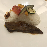 ガーデンキッチン かるめら - カレーのライスとビーフ