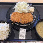 Matsunoya - 得朝ロースカツ定食400円