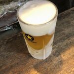 大倉山もつ肉店 - 男は黙ってサッポロビール