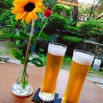 月岡温泉 摩周 - 湯上がりのビール