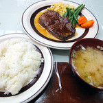 ダイニングカフェ 小伊万里 - 牛サーロインステーキ定食
