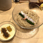 饗 くろ喜 - 「とうもろこしと羅臼昆布のつけそば」1400円