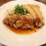 BISTRO UOMASU5 - ランチのチキンレモンステーキ