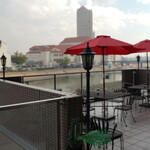 ラーメン工房 あ - テラス席