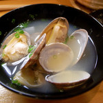 日本橋橘町　都寿司 - 浅利の吸い物