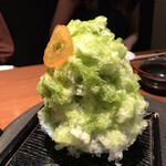 生粋 - かき氷、バジルレモン