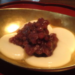 十割そば 素屋  - 小豆もち