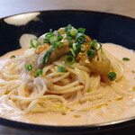 Cold dish: Fresh sea urchin in cream sauce Morioka cold MEN