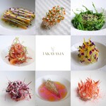 タカヤマ - 料理写真:少量多皿のコースです。
