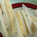 喫茶 八幡 - サービスメニュー サンドイッチ