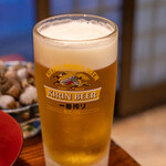 ハッピー - 生ビール 大（620円）キリン一番搾り
