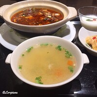 中国料理 豪華 - ｽｰﾌﾟと麻婆豆腐