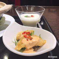 中国料理 豪華 - 副菜と杏仁豆腐