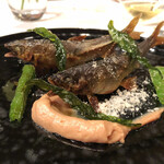 朗 長谷川稔Lab - 鮎の炭火焼き