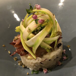 朗 長谷川稔Lab - ホタルイカのリゾット