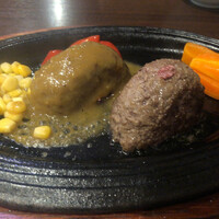 大井町銭場精肉店 - ハンバーグランチ