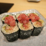 鮨 山浦 - トロタク巻き