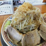 麺屋十郎兵衛 - 煮干十郎（汁なし・全部増し・アップ）