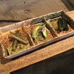 柳家 - 前菜三種盛合わせ