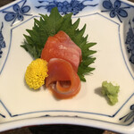 柳家 - 鳳来鱒のお造り