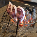 柳家 - 猪のロース炭火焼