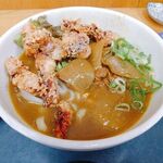 四ツ木製麺所 - イカゲソカレーうどん