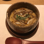 鮓 きずな - 岡山椎茸と山椒の茶碗蒸し