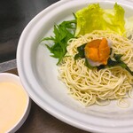 Ramemmagari - 冷製うにクリームスープのつけ麺