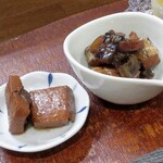 桶家乃隠居 - 鮪しぐれ煮と間八しぐれ煮