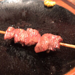 鳥茂 - はつかわ　一口食べた後...