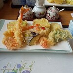 Tempura Horikawa - 定食の天婦羅