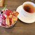 CREMA COFFEE - 料理写真:スイーツセット(¥900)(ワッフルパフェ・アールグレイ)